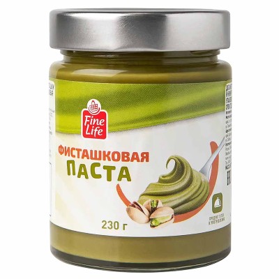Паста Fine Life фисташковая 230гр ст/б