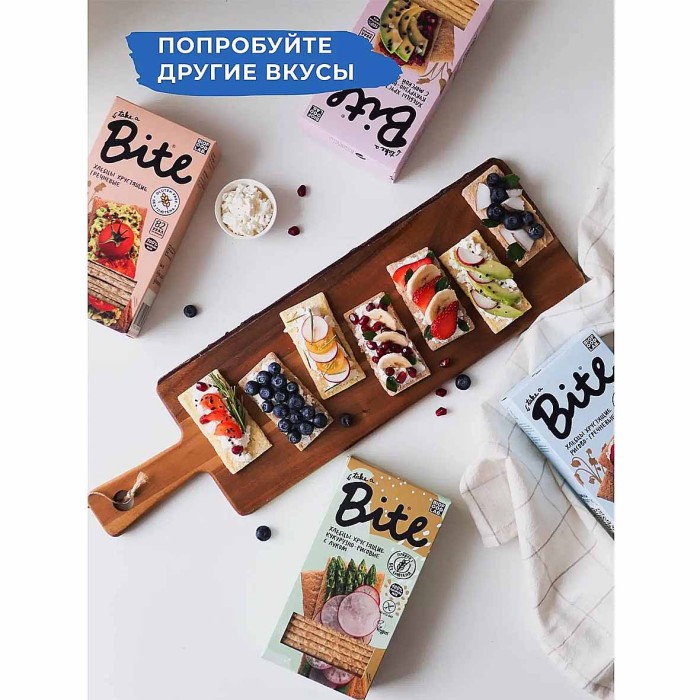 Хлебцы Take a Bite Кукурузно-рисовые с морской солью 150гр м/у