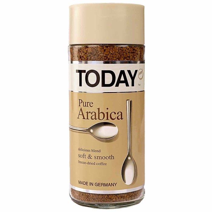 Кофе Today Pure Arabica натуральный раст 95гр ст/б
