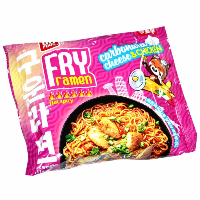 Лапша FRY Ramen Carbonara cheese with chicken 111гр м/у