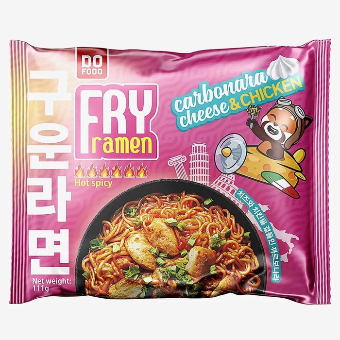 Лапша FRY Ramen Carbonara cheese with chicken 111гр м/у