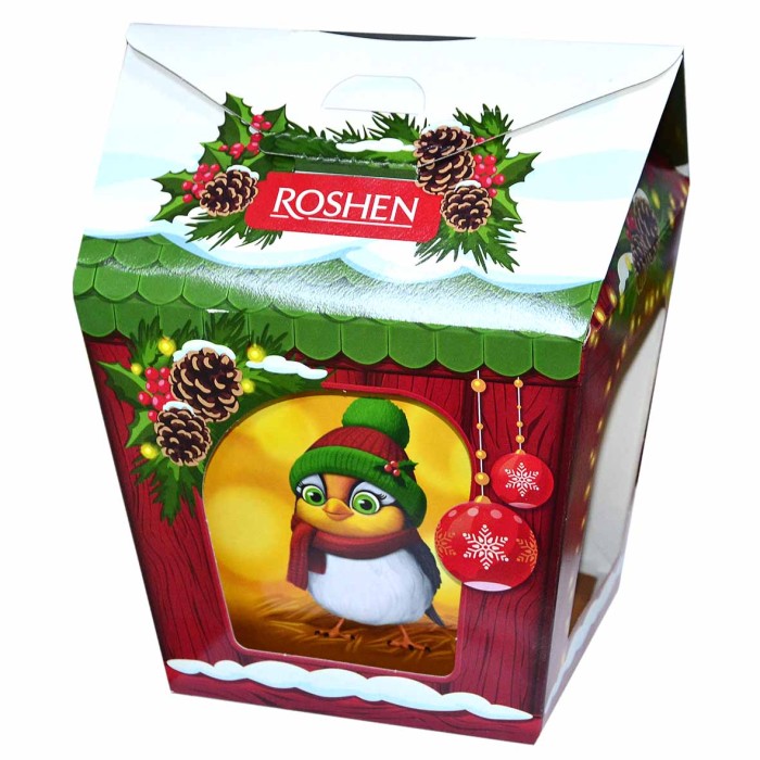 Подарок новогодний Roshen Кормушка для птиц 812гр