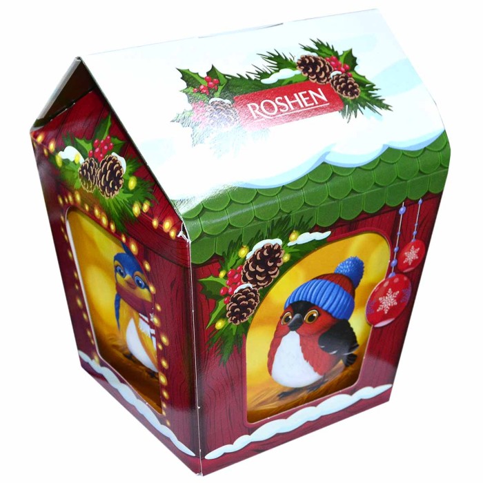 Подарок новогодний Roshen Кормушка для птиц 812гр