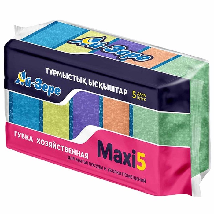 Губка для посуды Ай Зере Макси 5шт м/у