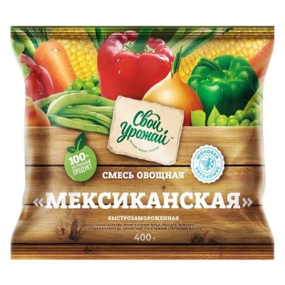 Смесь овощная Свой Урожай Мексиканская 400гр м/у