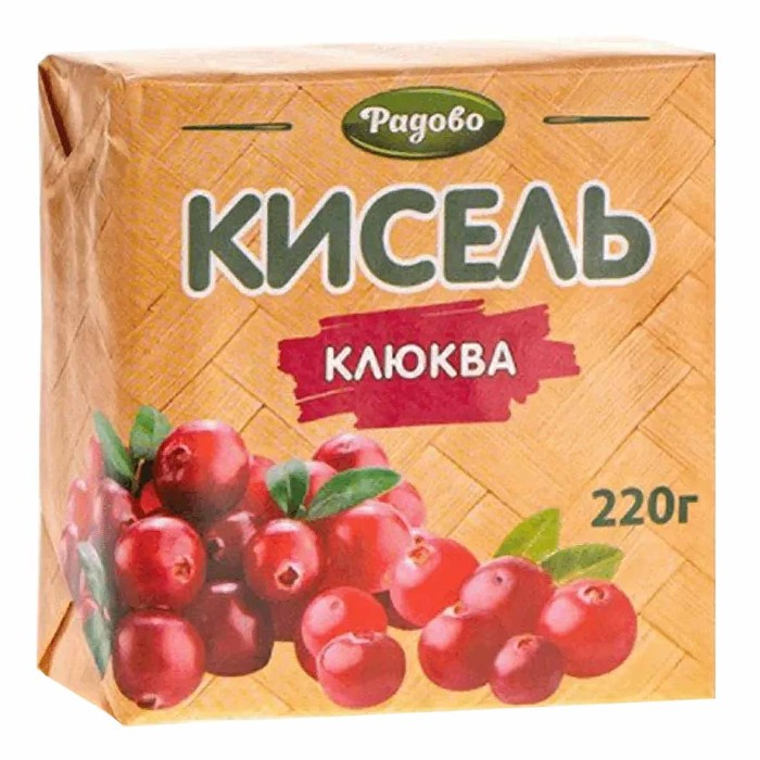 Кисель Радово Клюквеннный 220гр м/у