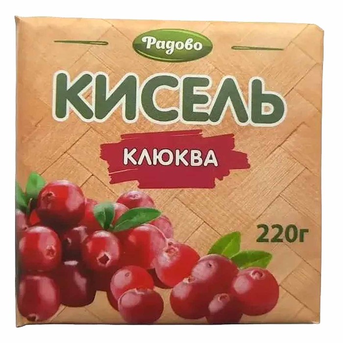 Кисель Радово Клюквеннный 220гр м/у
