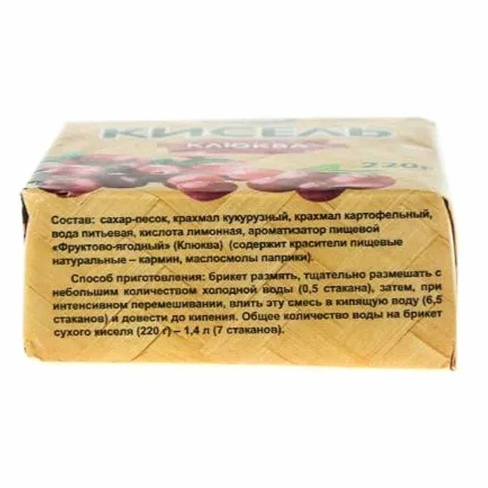 Кисель Радово Клюквеннный 220гр м/у