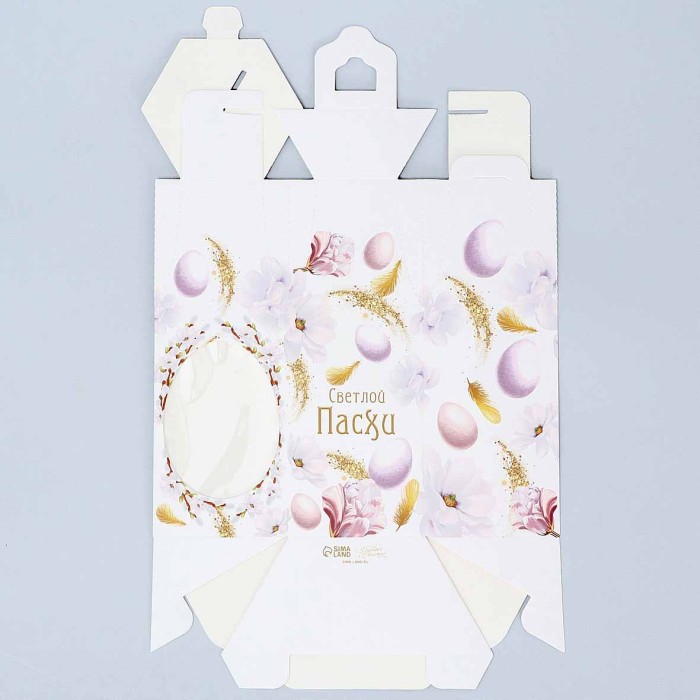 Коробка Кусочек Пасхи складная