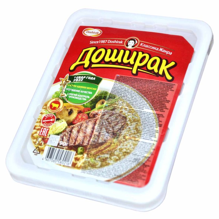 Лапша Доширак говядина 90гр т/у