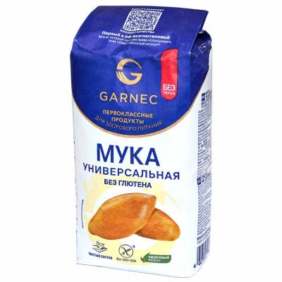 Мука Garnec универсальная без глютена 600гр м/у