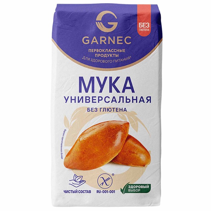Мука Garnec универсальная без глютена 600гр м/у