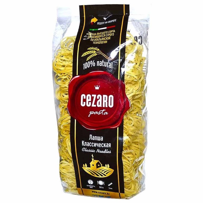 Лапша Cezaro классическая 350гр м/у