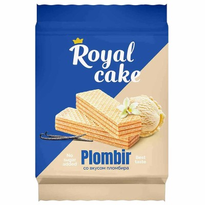 Вафли Royal cake Пломбир на сорбите 120гр м/у