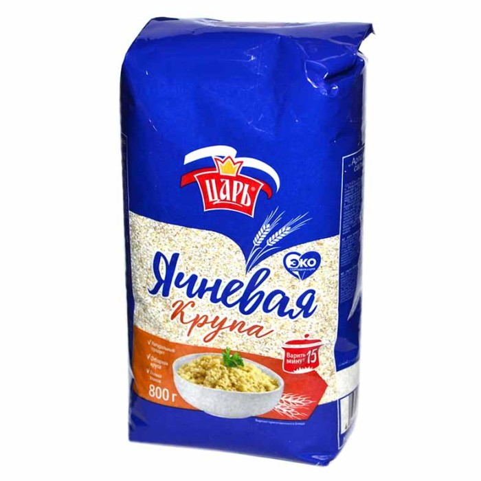 Крупа ячневая Царь 800гр м/у