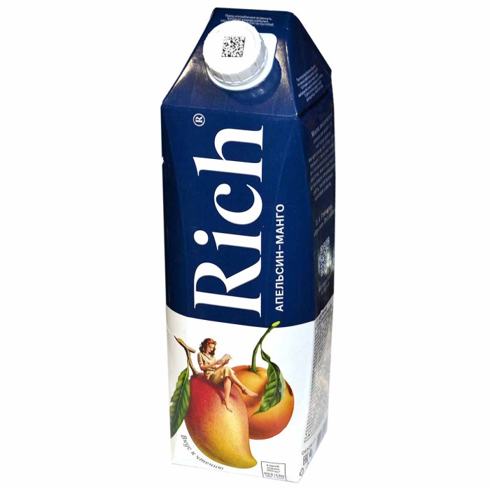 Нектар Rich манго-апельсин 1л т/п