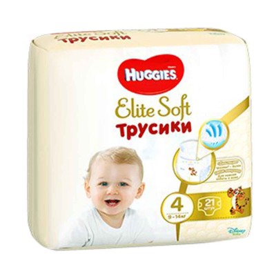 Трусики Huggies Elite Soft Pants 4 Conv (9-14кг) 21шт м/у