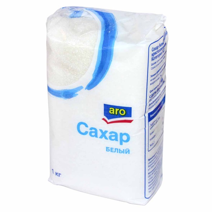 Сахар Aro 1кг м/у