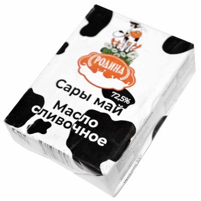 Масло сливочное Родина 72,5% 200гр м/у