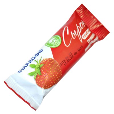 Сырок глазированный Сыркофф клубника 45гр м/у