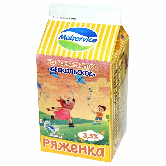 Ряженка Молсервис 3.5% 0,5л т/п