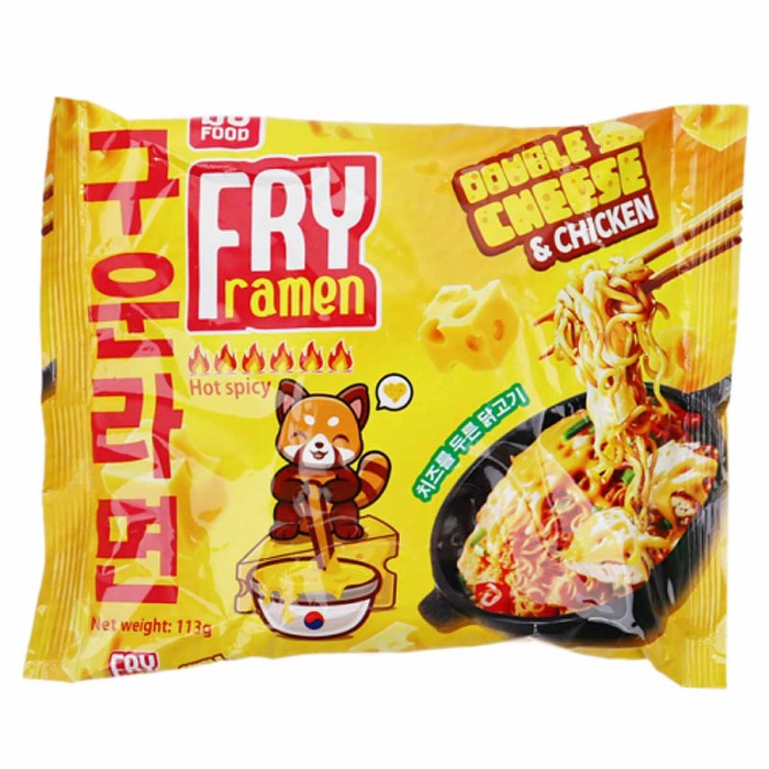 Лапша FRY Ramen Double cheese with chicken 113гр м/у