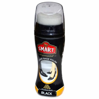 Крем-краска для обуви Smart водоотталкивающая черная 75мл ж/б
