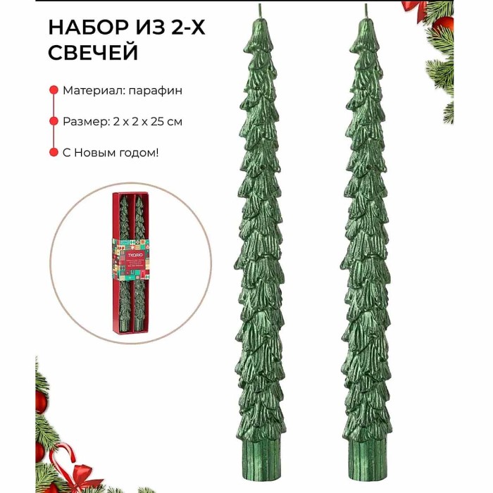 Свеча Новогодняя Елка