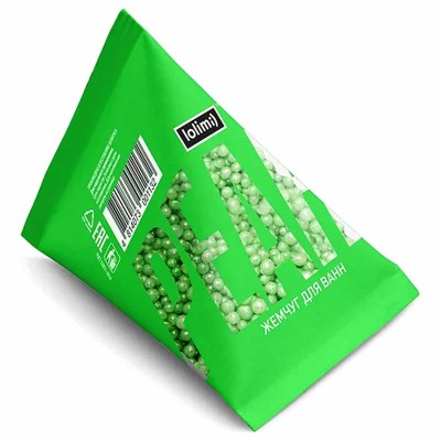 Жемчуг для ванн Lolimi) Перламутровый изумруд 30гр м/у