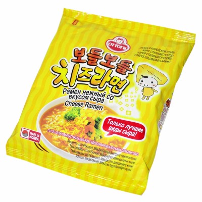 Лапша Ottogi Bodlebodle Cheese Ramen 111гр м/у