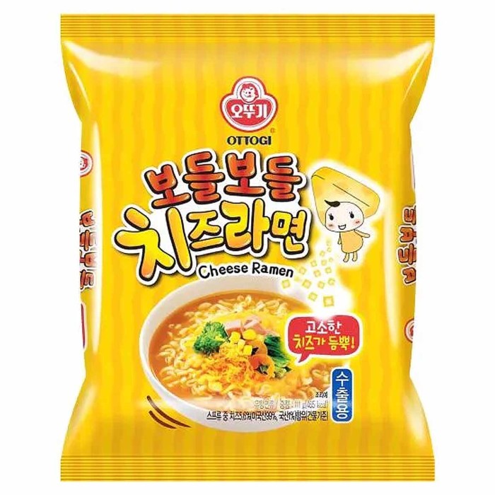 Лапша Ottogi Bodlebodle Cheese Ramen 111гр м/у
