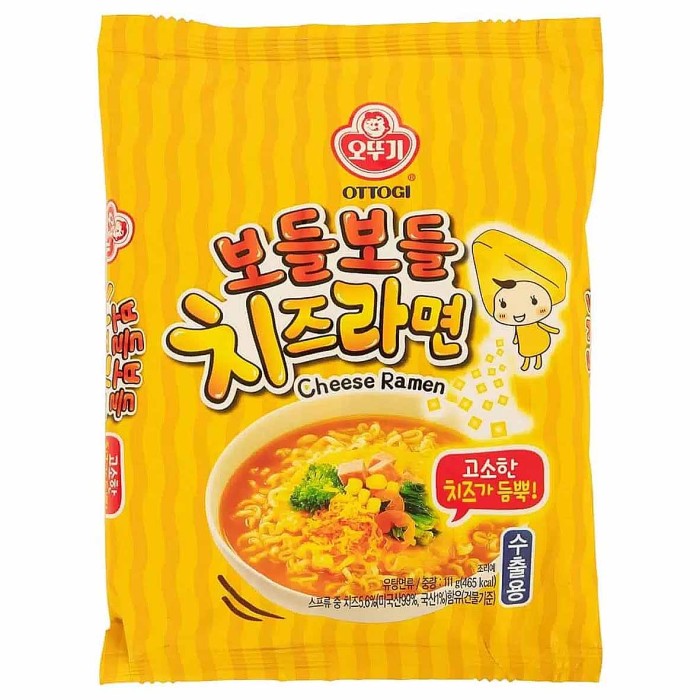 Лапша Ottogi Bodlebodle Cheese Ramen 111гр м/у