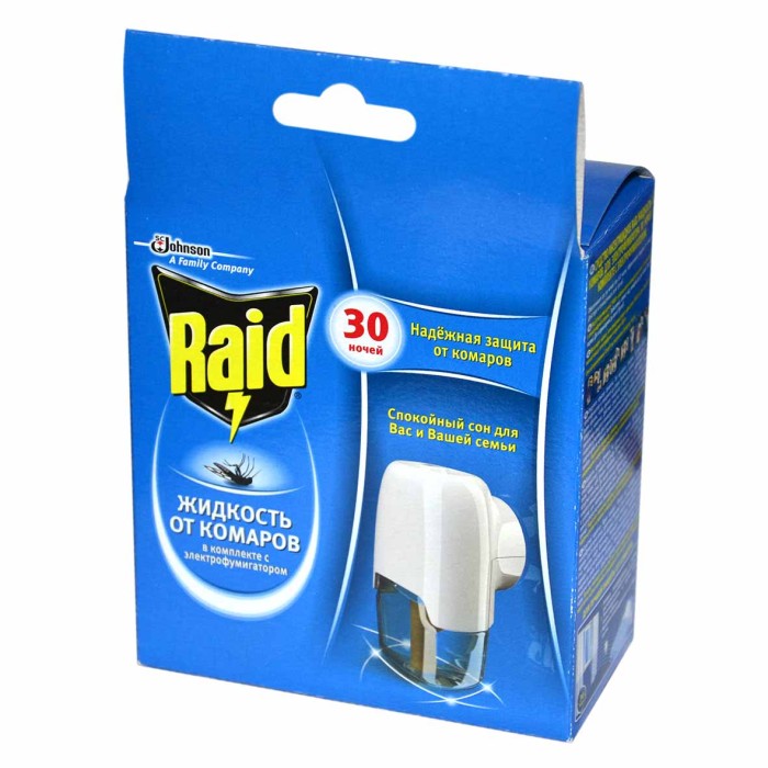 Электрофумигатор Raid Edie Base 30 ночей