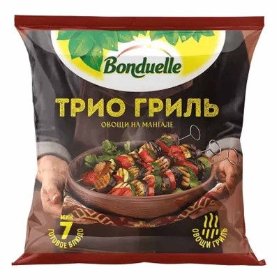 Смесь овощная Bonduelle Трио гриль 400гр м/у