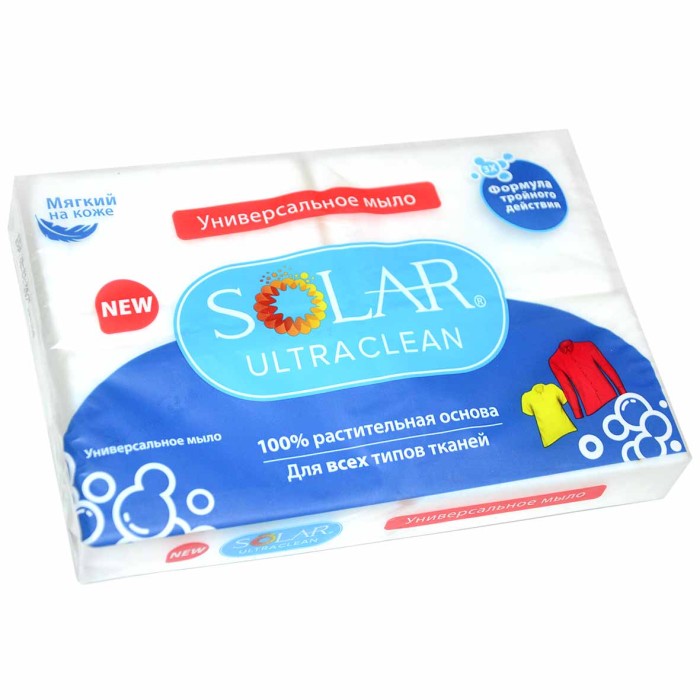 Мыло туалетное Solar Ultra comfort классическое  4*125гр