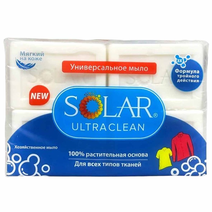 Мыло туалетное Solar Ultra comfort классическое  4*125гр