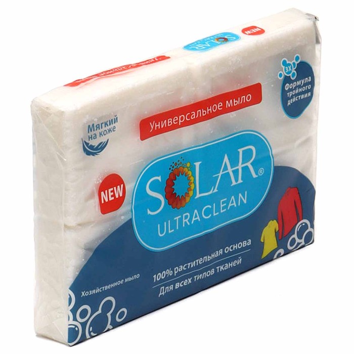 Мыло туалетное Solar Ultra comfort классическое  4*125гр