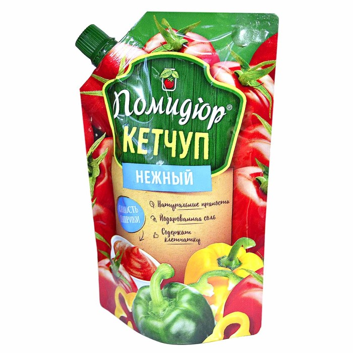 Кетчуп Помидюр Нежный 270гр д/п