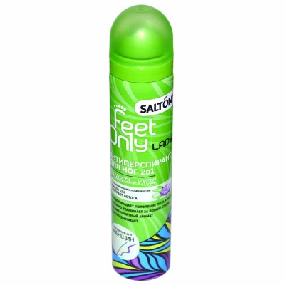Антиперспирант для ног Salton Feet Comfort Lady 2в1 75мл ж/б
