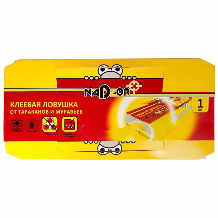 Ловушка клеевая Nadzor Домик от тараканов артLOVH00RL
