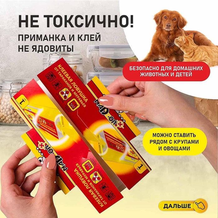 Ловушка клеевая Nadzor Домик от тараканов артLOVH00RL