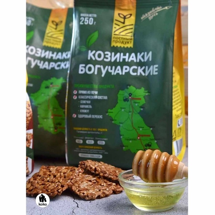 Козинаки Богучарские Классические подсолнечные с кунжутом 250гр м/у