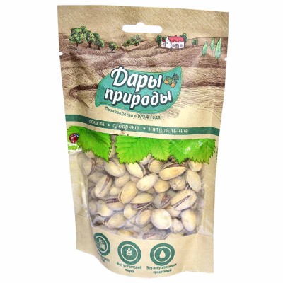 Фисташки Дары природы жареные соленые 70гр м/у