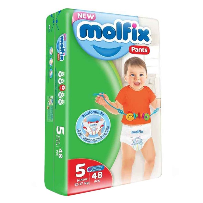 Трусики Molfix 5 (12-17кг) 48шт м/у
