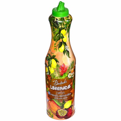 Сироп Barbados Lemonade Манго-маракуйя 1000мл пэт