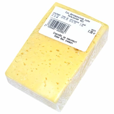 Сыр Беловежские сыры Тильзитер 45%