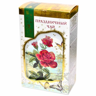 Чай Green Panda Праздничный черный лист 100гр к/у