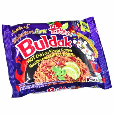 Лапша Samyang Hot Chicken Ramen Habanero Lime 135гр м/у