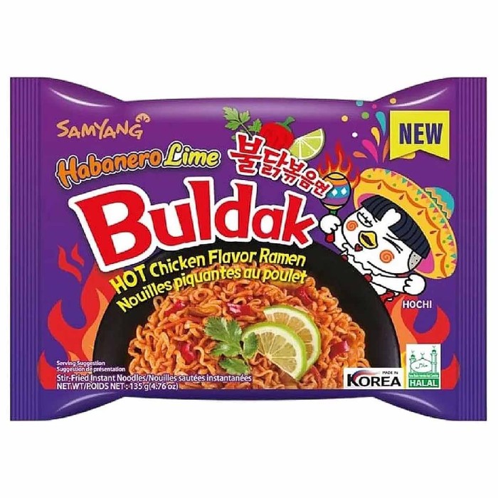 Лапша Samyang Hot Chicken Ramen Habanero Lime 135гр м/у