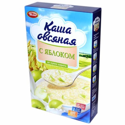Каша овсяная Увелка с яблоком 5*40гр к/у